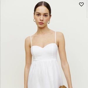 NWT Reformation Odette Linen Midi Dress (Size 4)